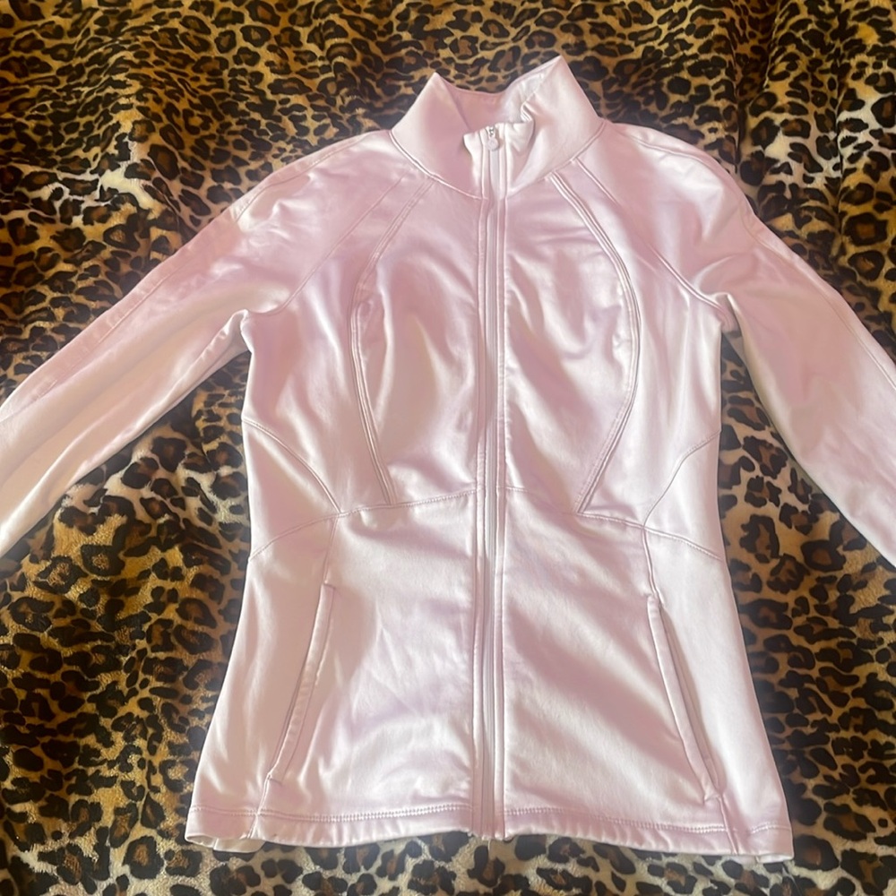 Baby pink athletic jacket